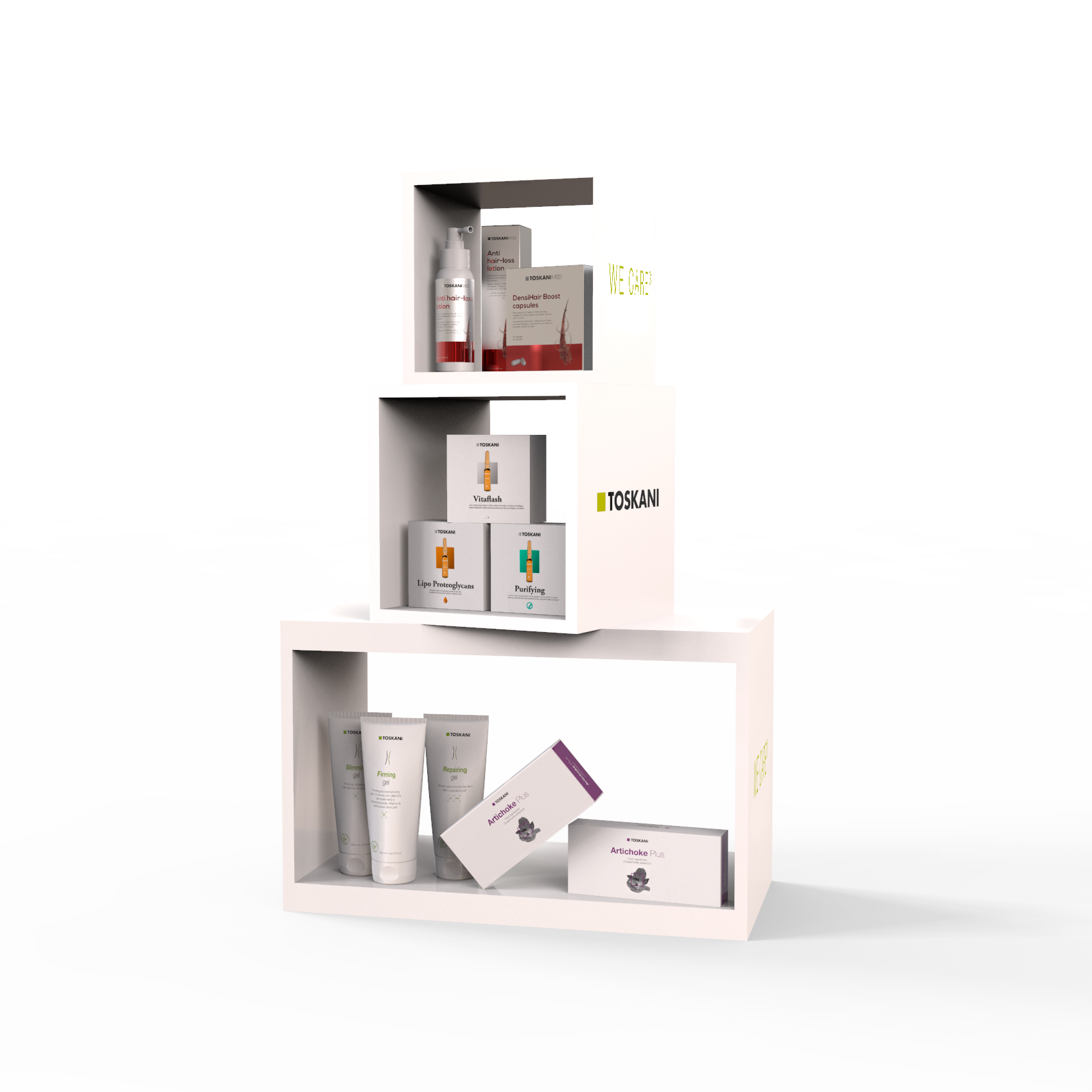 3 Cubes Showcase Kit